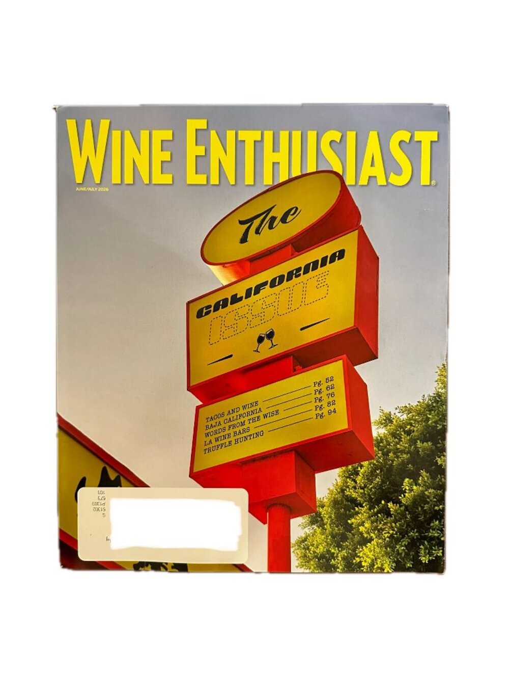 Wine Enthusiast Magazine June/July 2026 The California Issue Tacos & Wine